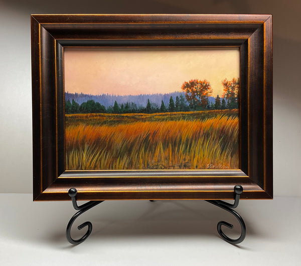 Drive By Sunset Acrylic Painting