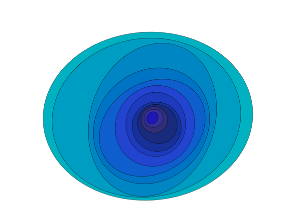 Blue blob T-Shirt