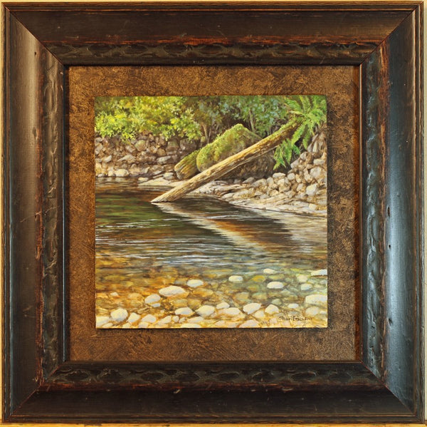 Eagle Creek Pool Acrylic Painting