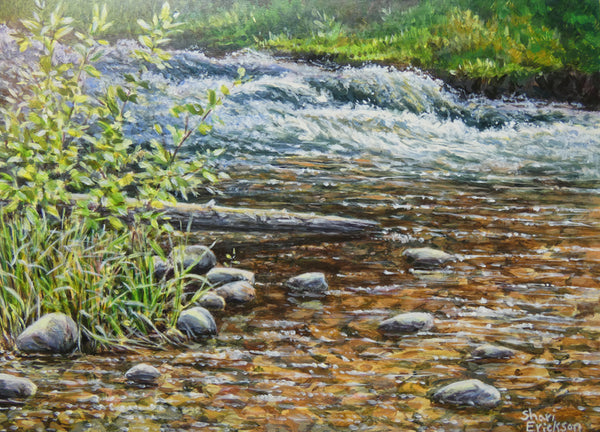 Eagle Creek Acrylic Painting