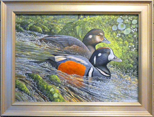 River Run Acrylic Painting