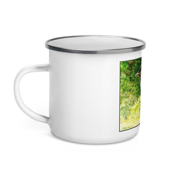 Steller's Jay Enamel Mug