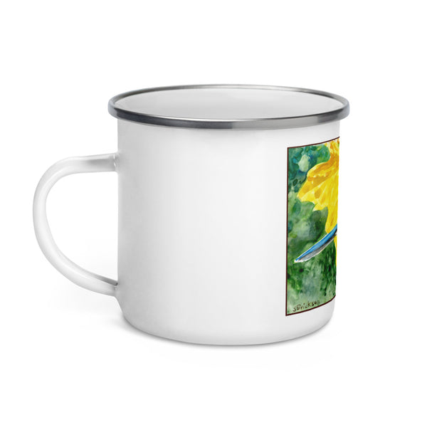 Scrub Jay Enamel Mug