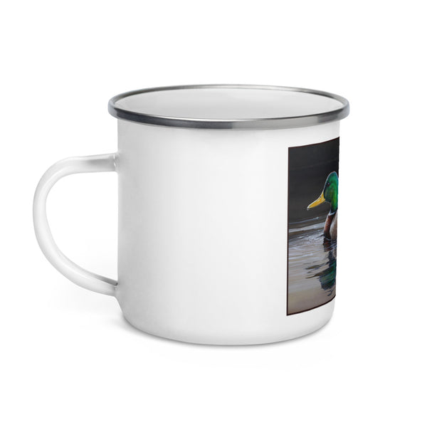 Mallard Drake Enamel Mug