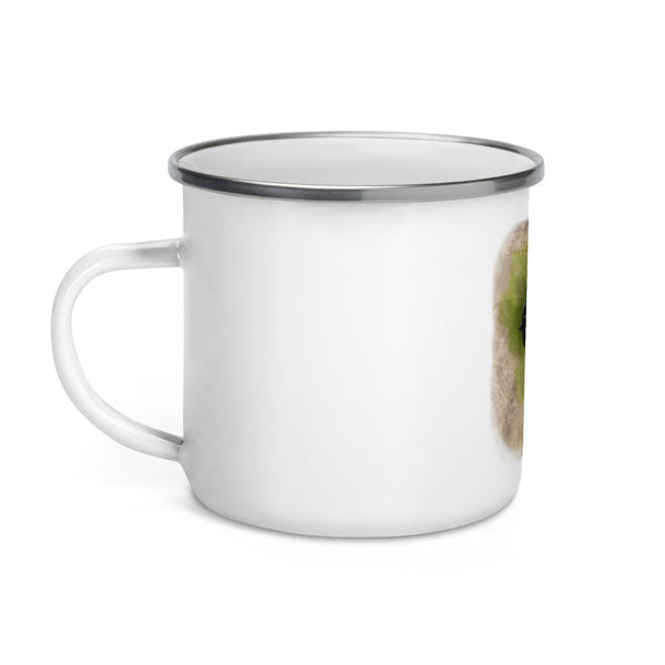 Spotted Towhee Enamel Mug