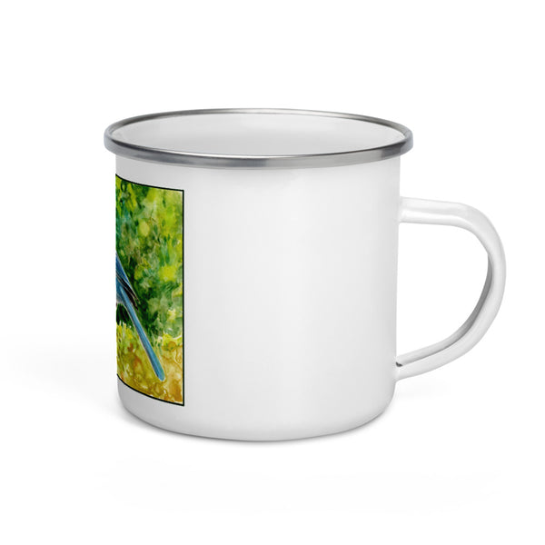 Steller's Jay Enamel Mug