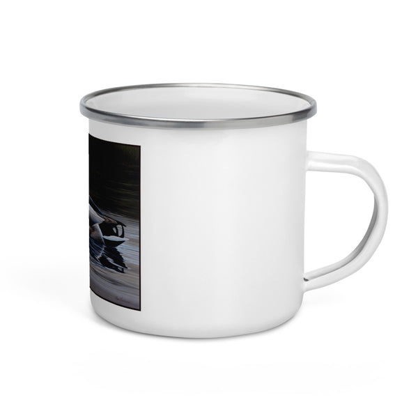 Mallard Drake Enamel Mug