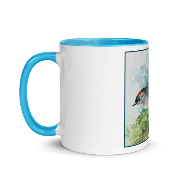 Ruby Crowned Kinglet Ceramic Mug