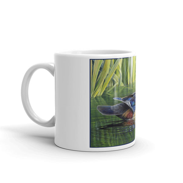 Watercolors Wood Duck mug