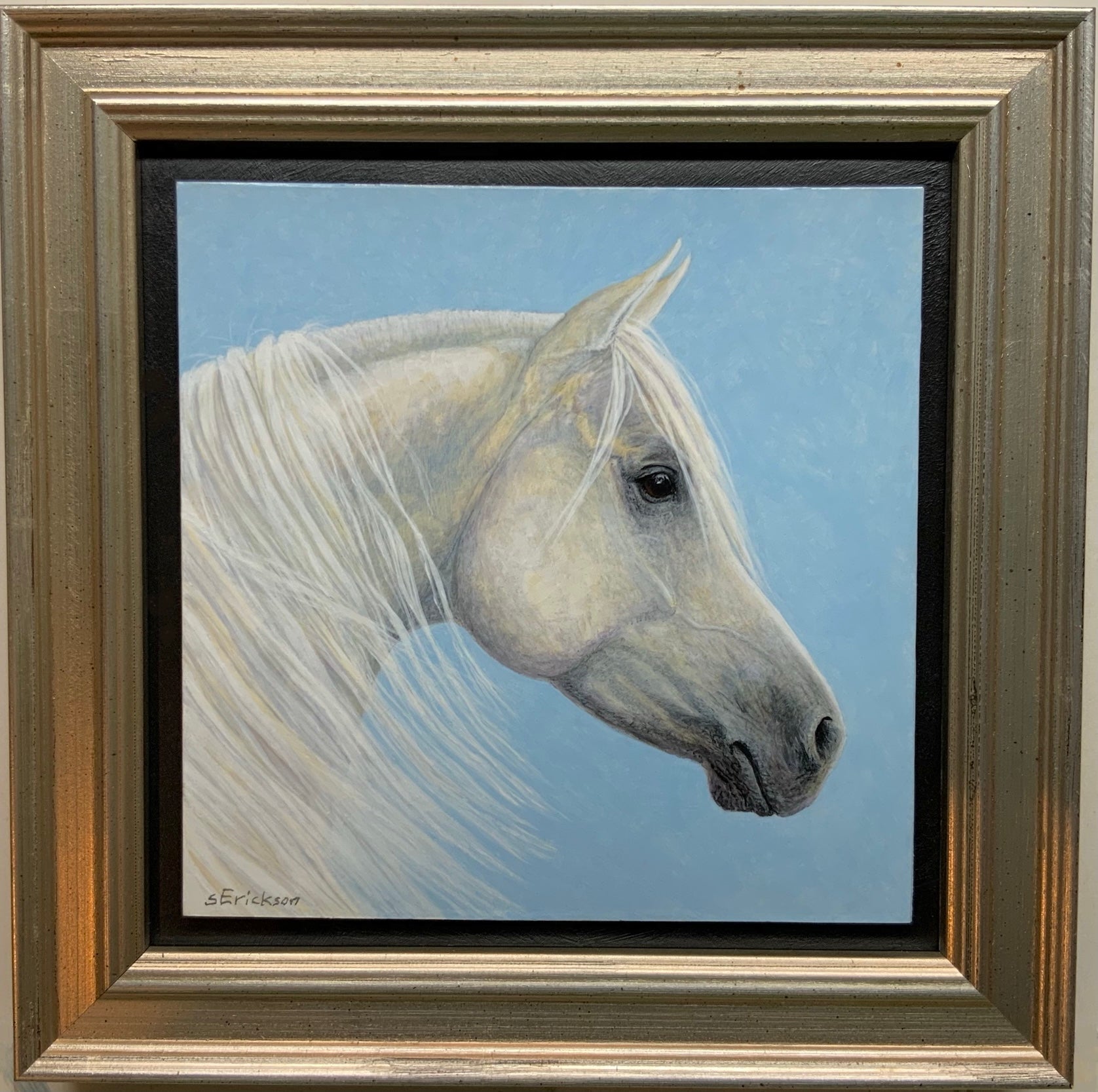 Arabian Horse Miniature Painting