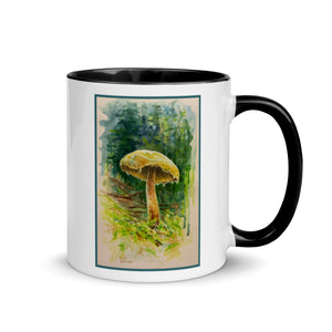 Mushroom Watercolor Ceramic Mug