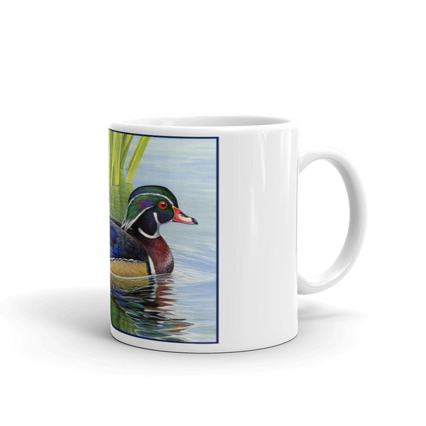 Watercolors Wood Duck mug